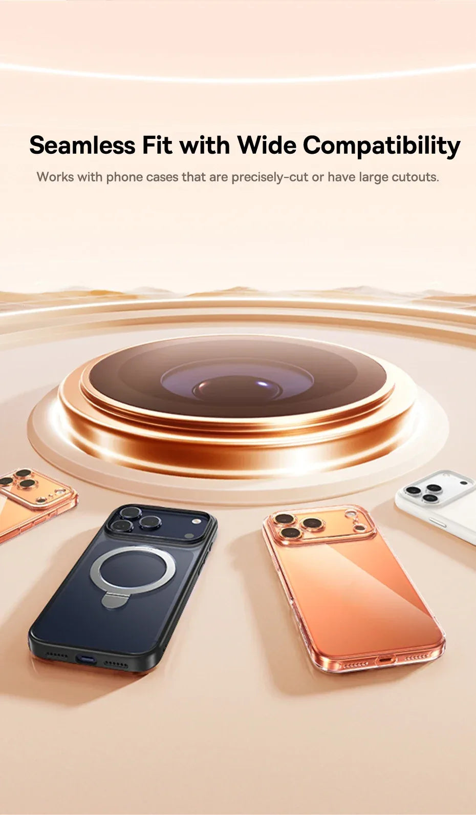 iPhone 17 Pro Max Lens Protector - 9H Hardened Anti-Reflection Glass Tidesmit
