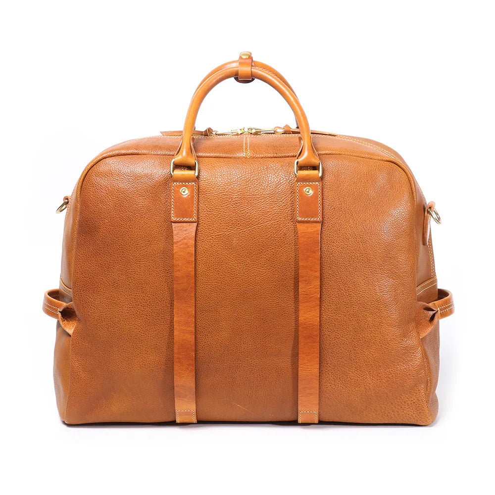 New Original Design Luxury Men's Handbag Genuine Leather 15.6 Laptop Bag Unisex Shoulder Cross Bag Travel Fitness Duffle Bag