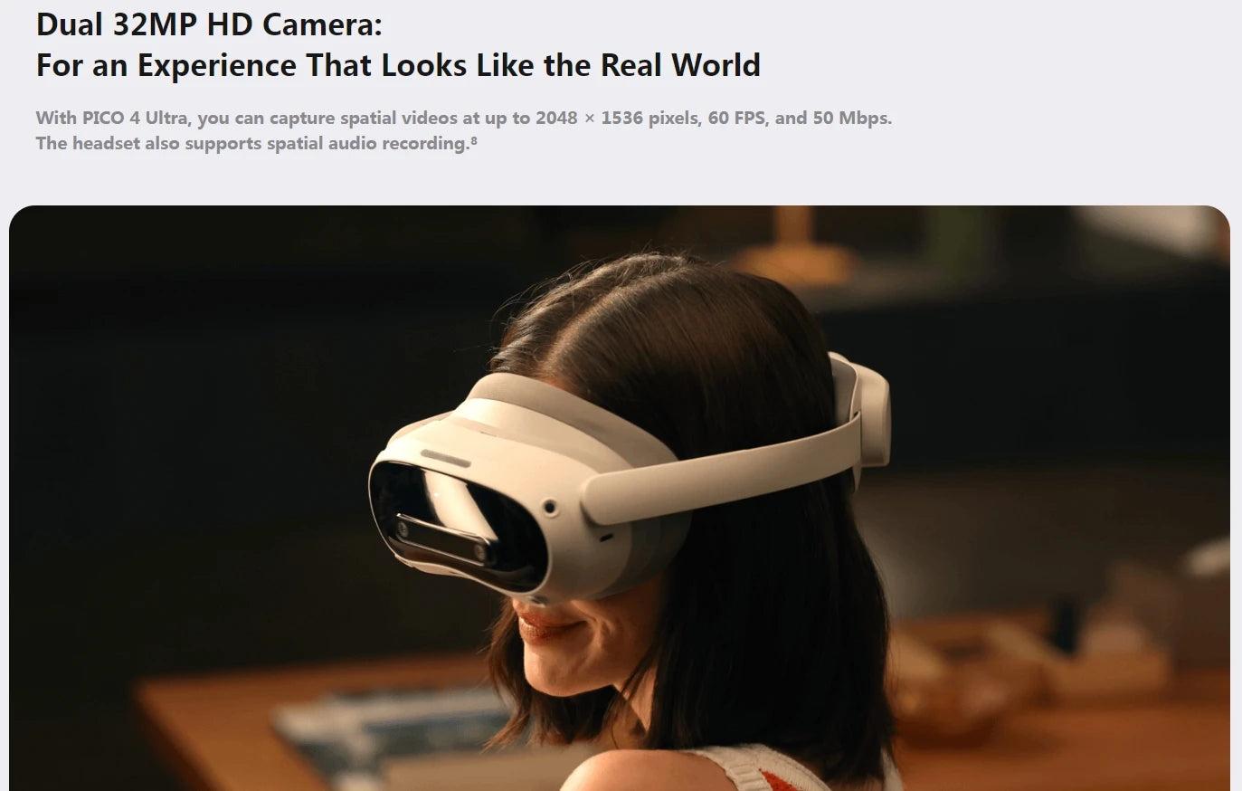 Pico 4 Ultra Mixed Reality Headset | 4K Wireless VR Glasses | 256GB Tidesmit
