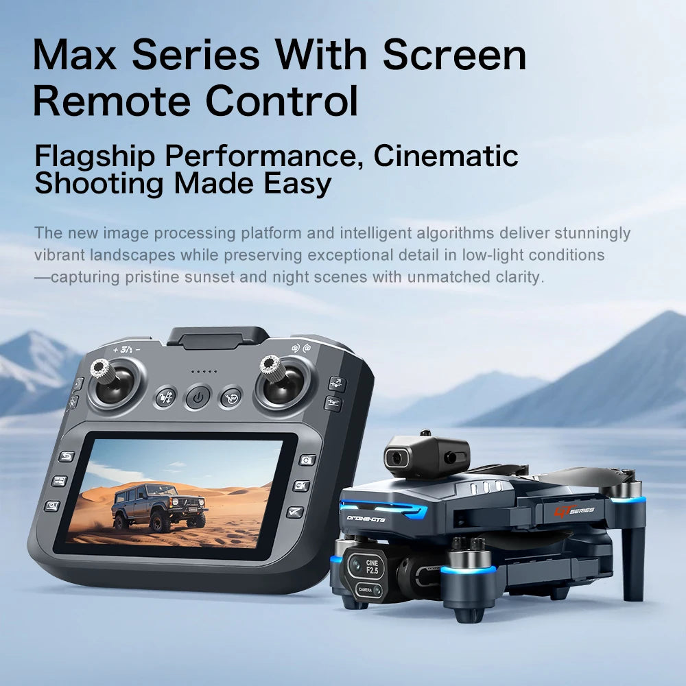 8K HD Camera Drone with GPS and Obstacle Avoidance - Foldable Quadcopter Tidesmit
