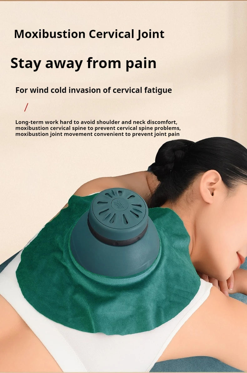 Smokeless Moxibustion Jar: Portable Muscle Relief & Heat Therapy Tool Back Massage Instrument Tidesmit