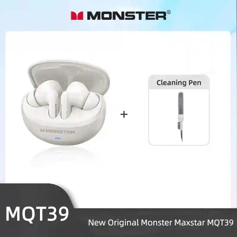 Tidesmit Wireless Bluetooth Earbuds with Active Noise Cancellation White And CleanPen Tidesmit