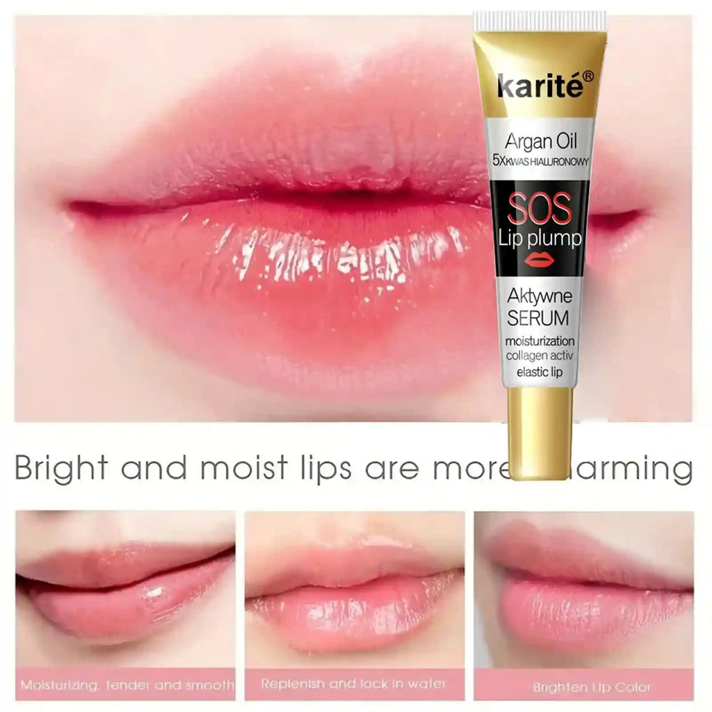 Argan Oil Lip Plumping Essence | Moisturizing Lip Care | Tidesmit Lip Care Tidesmit