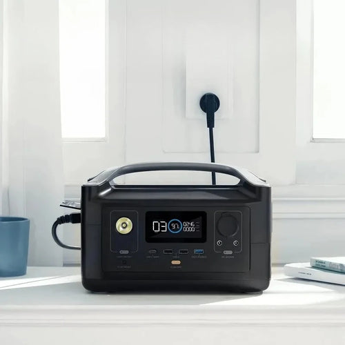 ##For 288Wh Portable Power Station,3 x 600W(Peak 1200W) AC Outlets & LED Flashlight, Fast Charging Silent Solar Generator&* Tidesmit