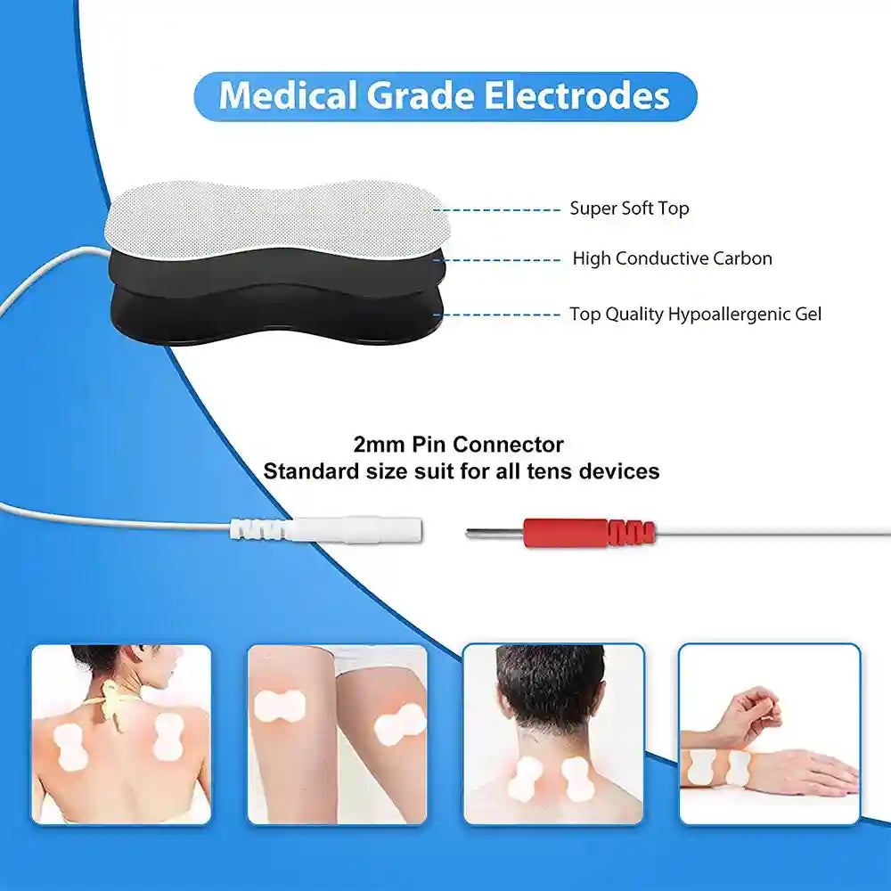 Electric Pulse Neck Massager with Heat Therapy - Rechargeable Pain Relief Eye Massage Instrument Tidesmit