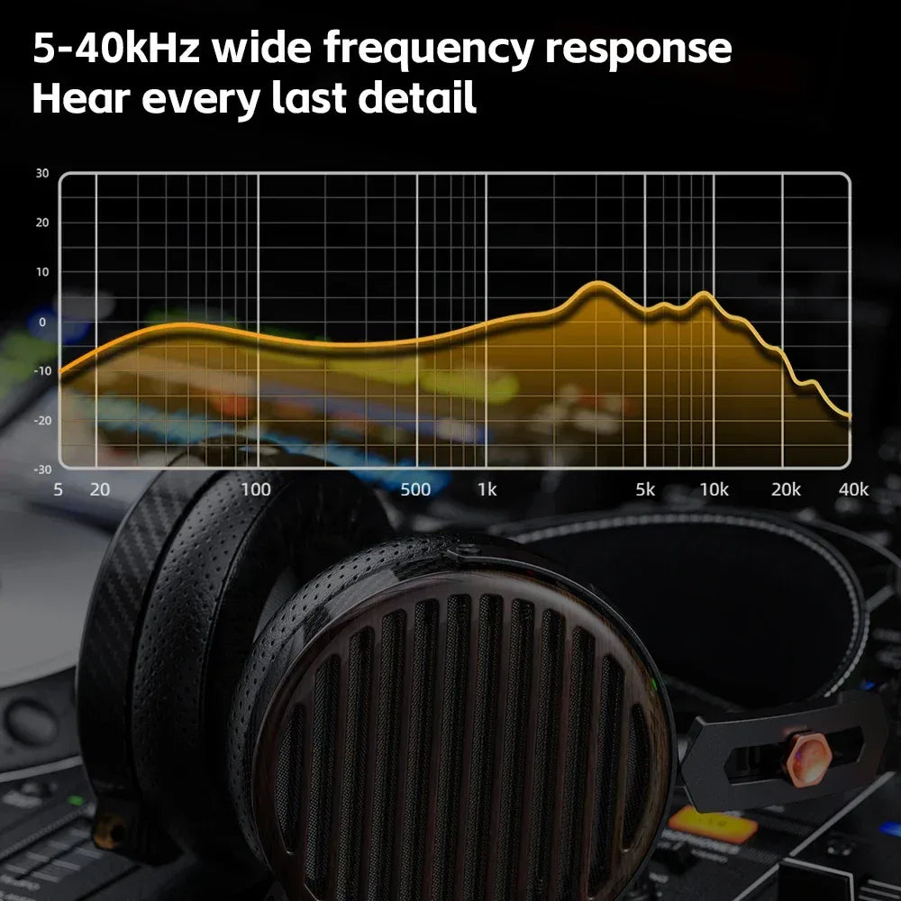 FiiO FT7 Planar Open-Back Headphones 106mm Driver - Tidesmit Tidesmit