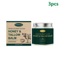 Woodsleep Organic Grass Fed Beef Tallow Balm Unscented Facial Rejuvenation Cream Deep Hydration Lifting Face Care Honey Extract