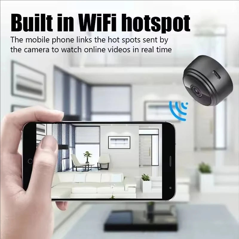 A9 Wifi Mini Camera 1080P Security Monitoring Wireless Remote Night Vision Video Surveillance Smart Home Mini DV Cam HD Camera