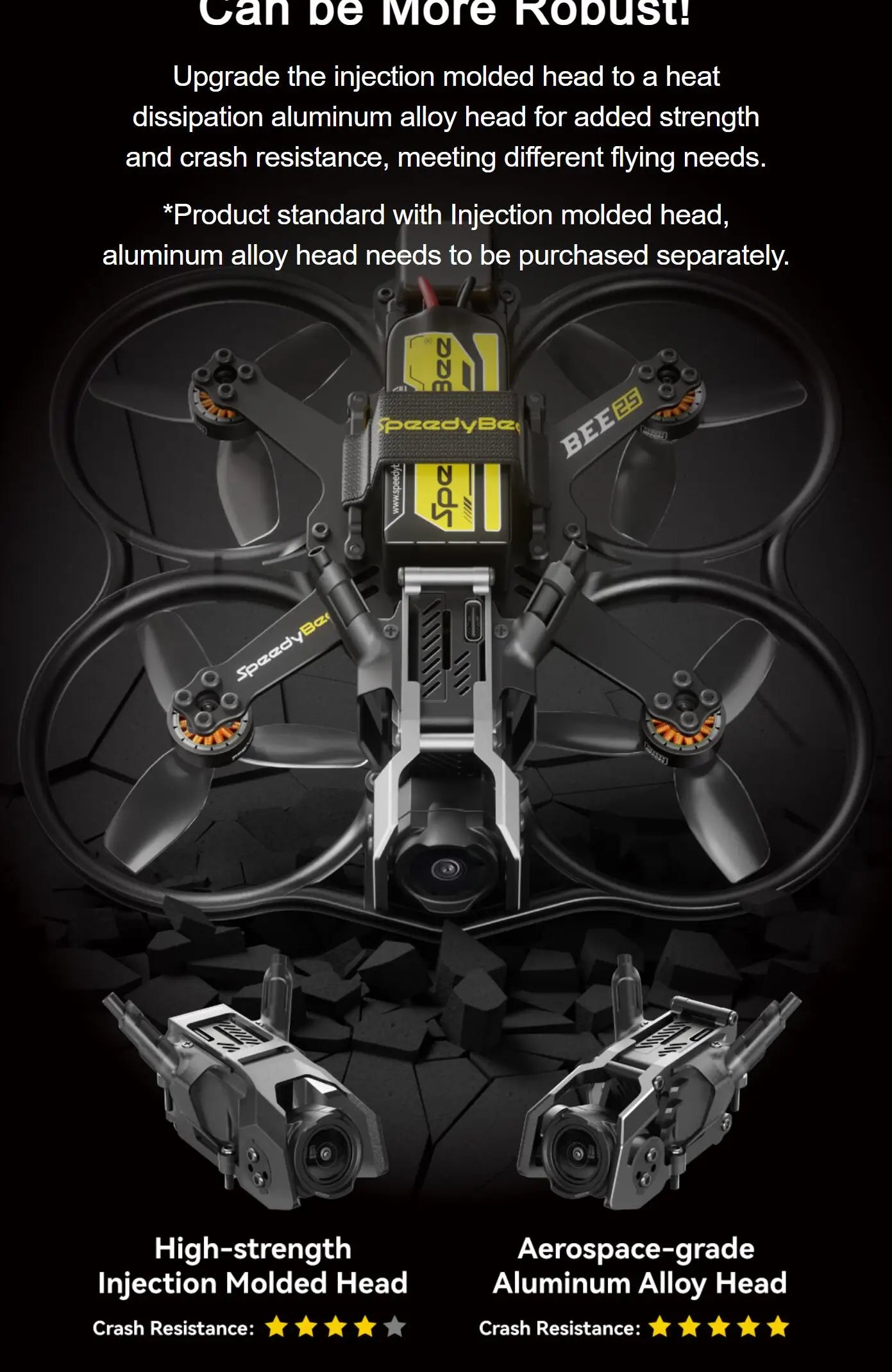 SpeedyBee Bee25 2.5 Inch FPV Drone with O3 Air Unit - PNP/ELRS/TBS Tidesmit