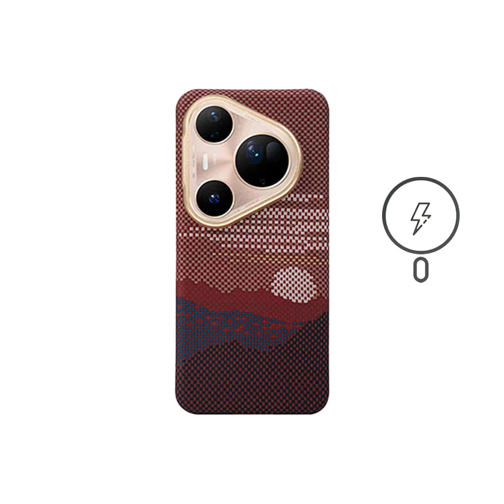 Huawei Pura 80 Kevlar Case - Military-Grade Slim Fit Magnetic Cover Sun China Mainland Tidesmit