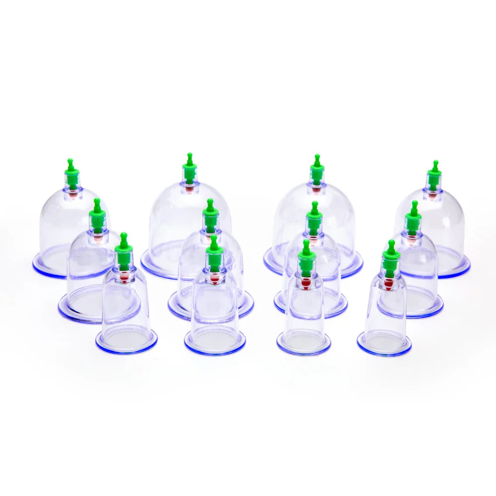 Electric Cupping Therapy Set for Back Massage | 12-Piece Wellness Kit Relaxation Treatment Tidesmit