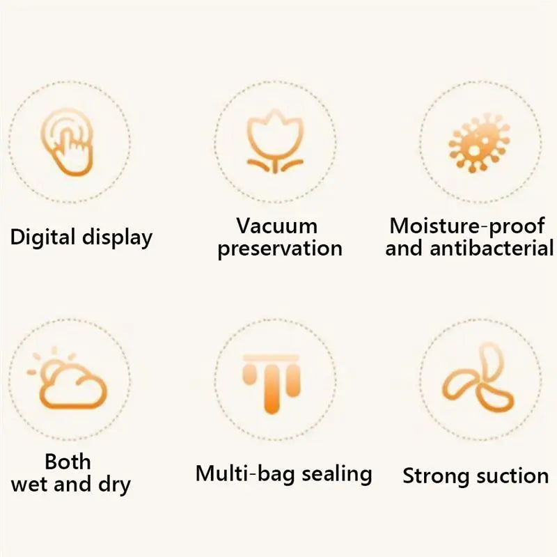 ABKJ-Automatic Small Sealer Small Vacuum Sealer Machine For Preserving Food US Regulations