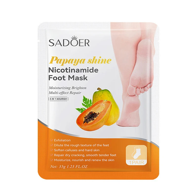 Fruit Foot Peel Mask 6 Pack - Spa-Quality Exfoliating Treatment Scrubs Treatments Tidesmit
