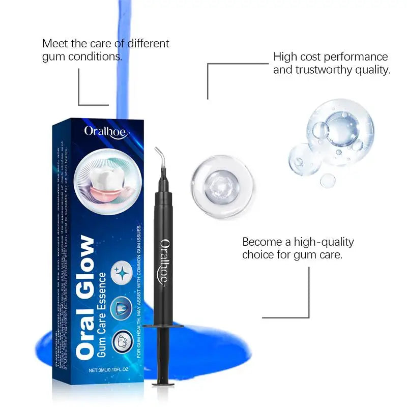 Tidesmit Gum Repair and Teeth Whitening Gel for treating gingival inflammation and removing tooth stains