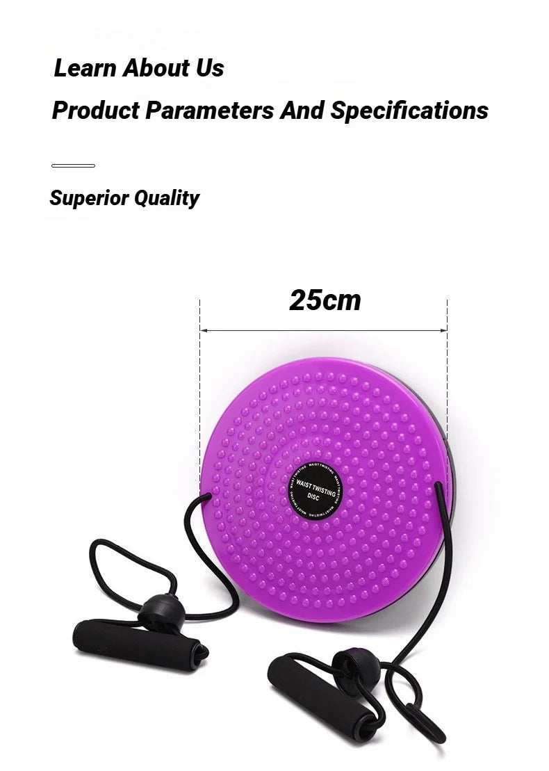 Waist Twisting Disc with Resistance Bands - Tidesmit Body Shaping Body Shaping Massage Equipment Tidesmit