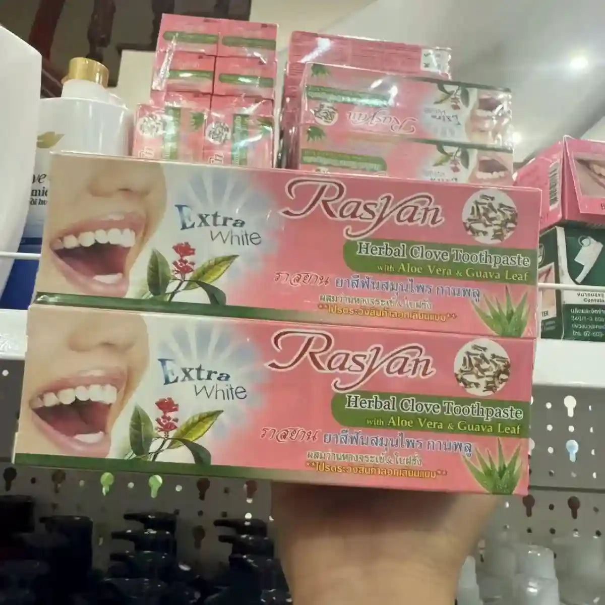 Tidesmit Rasyan herbal teeth whitening toothpaste for removing yellow tartar and freshening breath