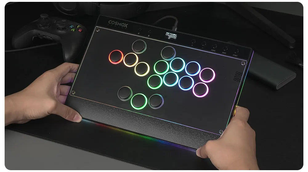 Haute42 C16 Magnetic Leverless Hitbox Controller Stickless Arcade Controller Keyboard For PC/ PS5/PS4 Hitbox Fighting Stick