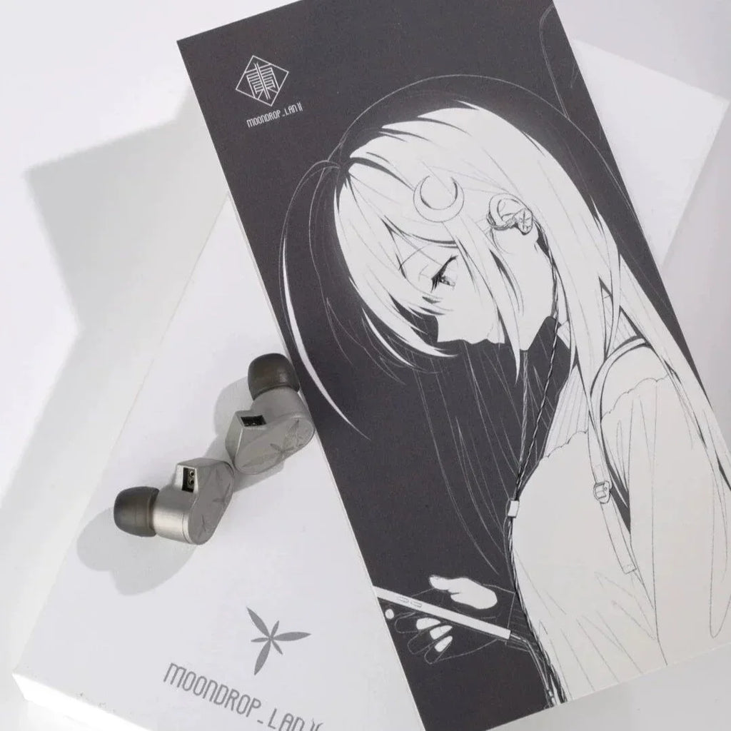 Moondrop LAN 2 HiFi In-Ear Monitors | Dual-Magnetic Driver | Tidesmit POP Tidesmit