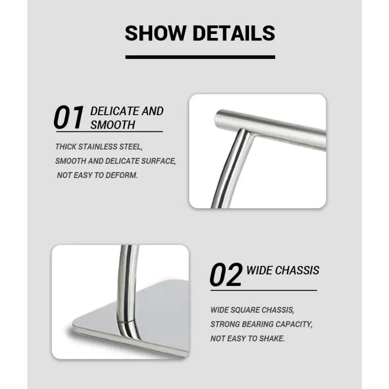 Barber Salon Chair Foot Rest | Stainless Steel Pedal - Tidesmit Massage Chairs Tidesmit