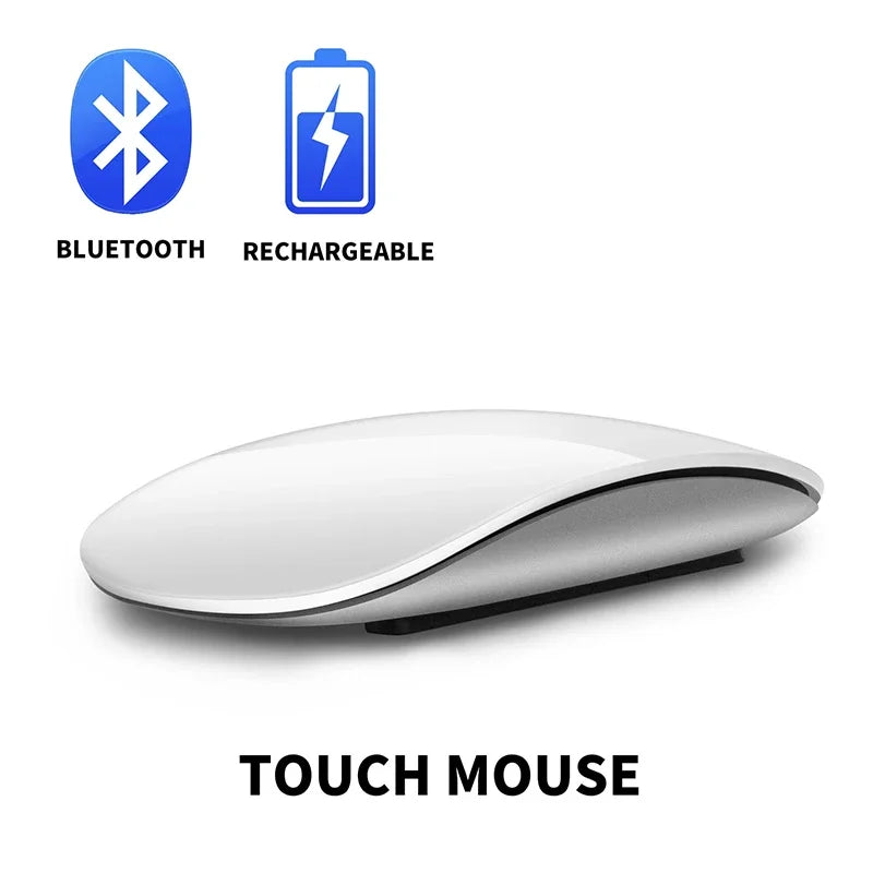 New Wireless Bluetooth Magic Computer Mouse Rechargeable Touch Slim Ergonomic Dual-Mode Silent PC Mice For Apple Macbook Air