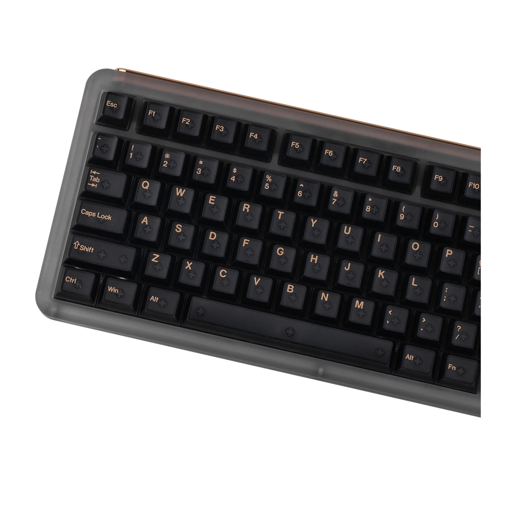 KiiBOOM Phantom81 V4 75% ANSI US Layout Tri-mode Wireless Acrylic Semi-Translucent Mechanical Keyboard with Shine Through Keycap