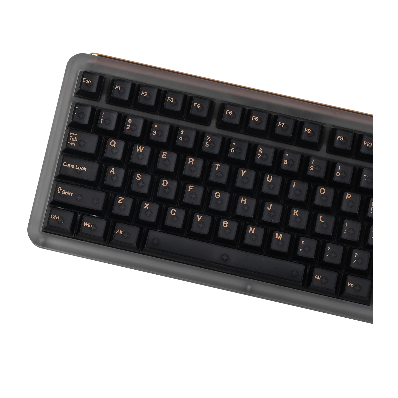 KiiBOOM Phantom81 V4 75% ANSI US Layout Tri-mode Wireless Acrylic Semi-Translucent Mechanical Keyboard with Shine Through Keycap