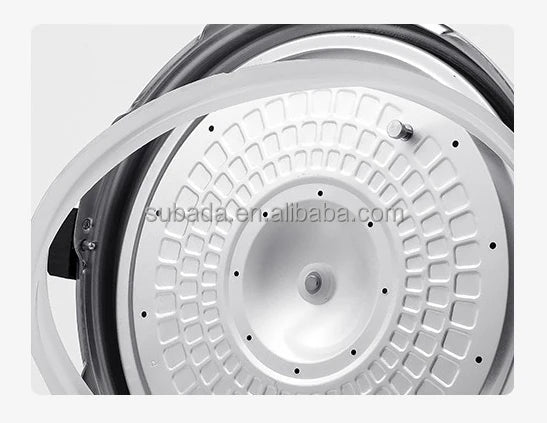 Inner stainless-steel pot base of an electric pressure cooker with vent holes