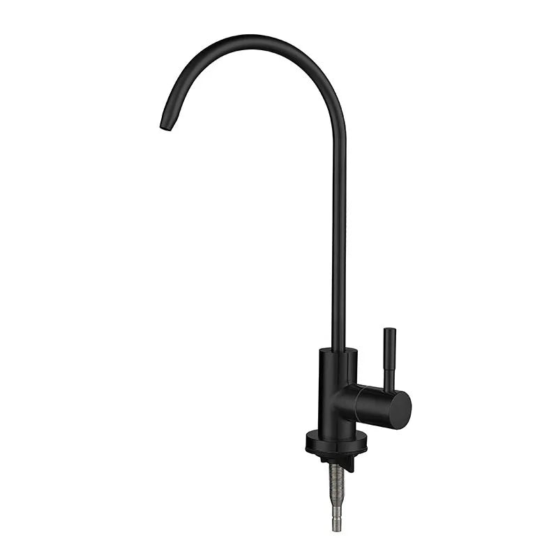 304 Stainless Steel Brushed Gold Kitchen Faucet 1/4" Water Purifier Faucet Direct Drinking Faucet Anti-Osmosis Purifier Tap