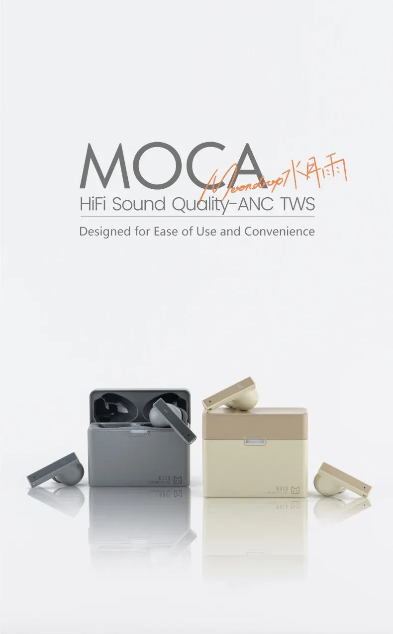 Moondrop Moca ANC Wireless Earbuds | Low Latency TWS | Tidesmit Tidesmit