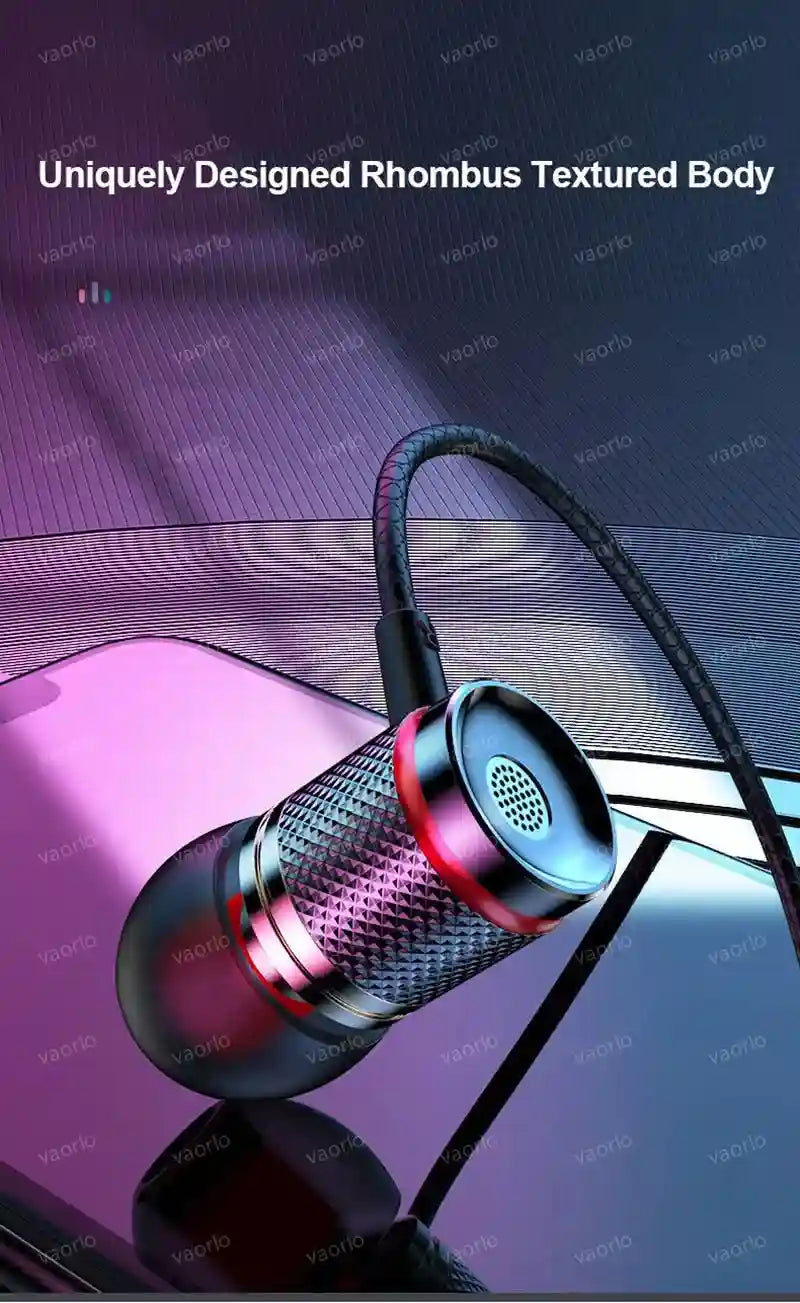 Wired Earbuds with Mic: 7.1 Surround Sound Type-C & 3.5mm AUX Tidesmit