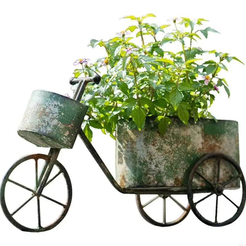 Classical Wrought Iron Creative Flower Pot Home Furnishing Outdoor Gardening Metal Flower Pot Courtyard Garden Decoration P9YB