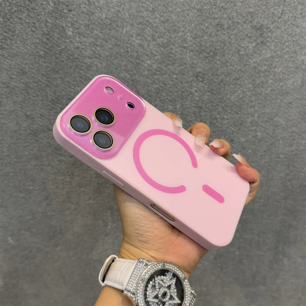 Magnetic iPhone 16 Pro Case with Matte Electroplating and Lens Protection Tidesmit