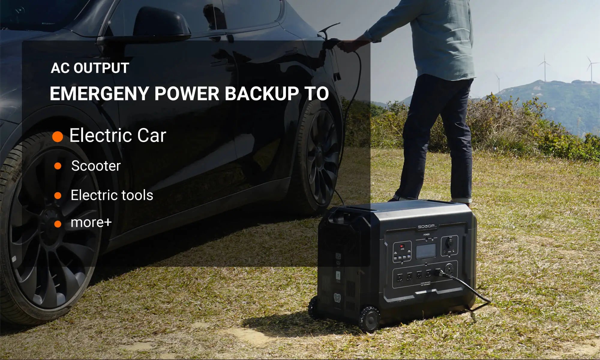 Home Storage Power Station Solar Generator Energy System Portable 5000w Charging Station