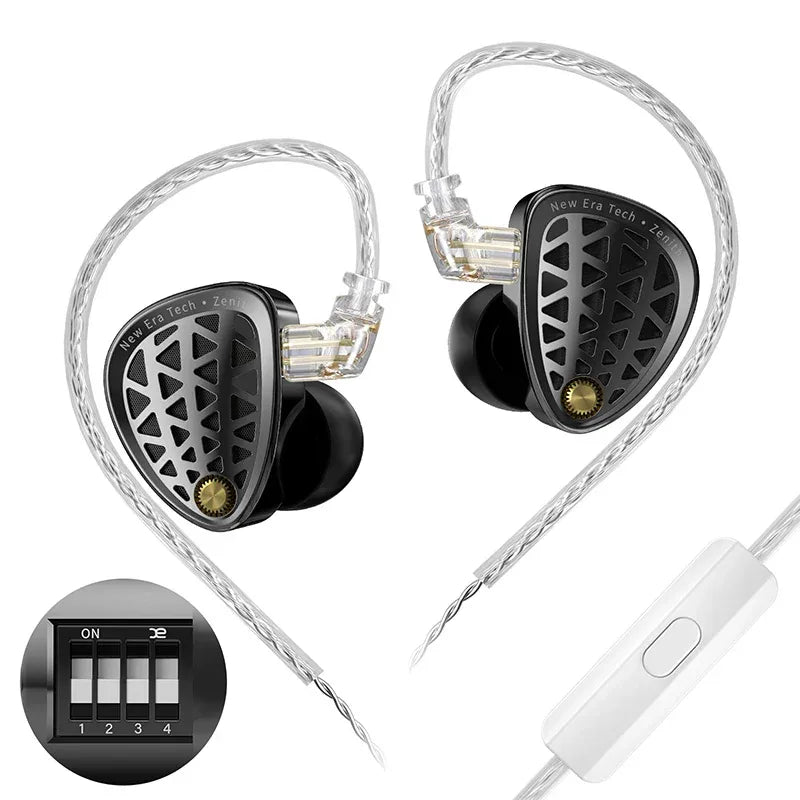 KZ Zenith Tunable HiFi Dynamic Driver IEM Earphones | Tidesmit Zenith MIC China Mainland Tidesmit