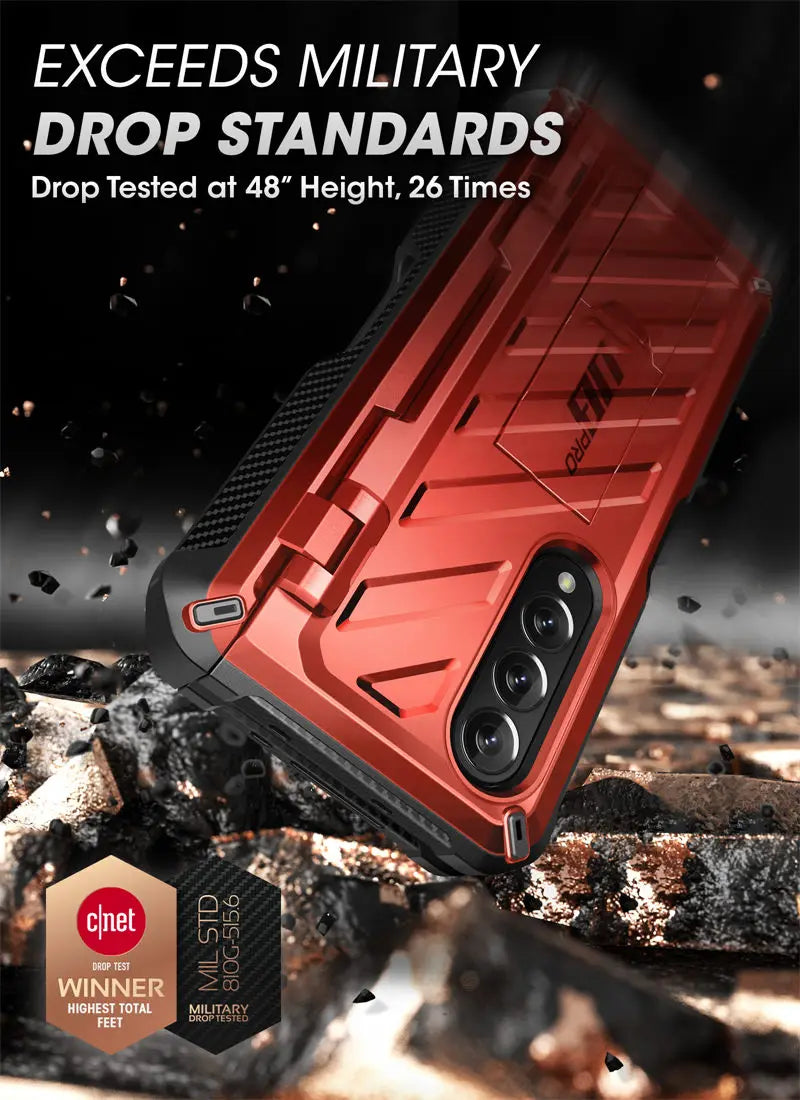 Samsung Galaxy Z Fold 4 Rugged Case - Dual Layer Shock-Absorbing Cover Tidesmit