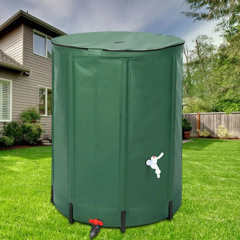 50L-1000L Rain Water Recovery Storage Tank Garden Irrigation Water Bucket Collapsible Rain Barrel Rainwater Collection Container