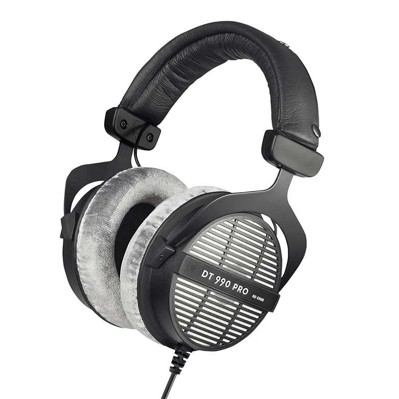 Beyerdynamic DT 990 PRO Studio Headphones - 250 Ohm Open Back Design 80 ohm Gray Tidesmit