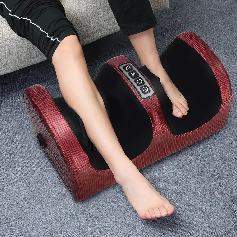 Electric Foot Massager with Heat Therapy - Deep Tissue Muscle Relief Body Shaping Massage Equipment Tidesmit