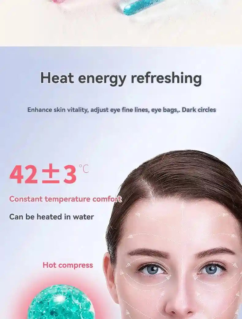 Ice Globes Cooling Facial Massage Roller - Professional Skin Care Eye Massage Instrument Tidesmit