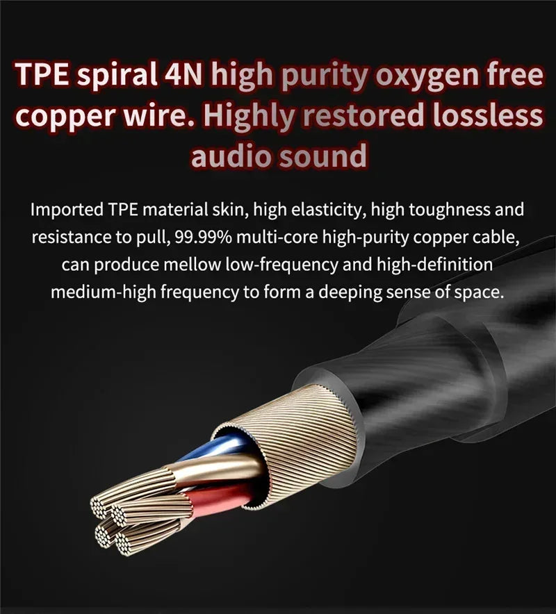 Tidesmit 6 Dynamic Driver Hi-Fi Wired Earbuds with Microphone Tidesmit