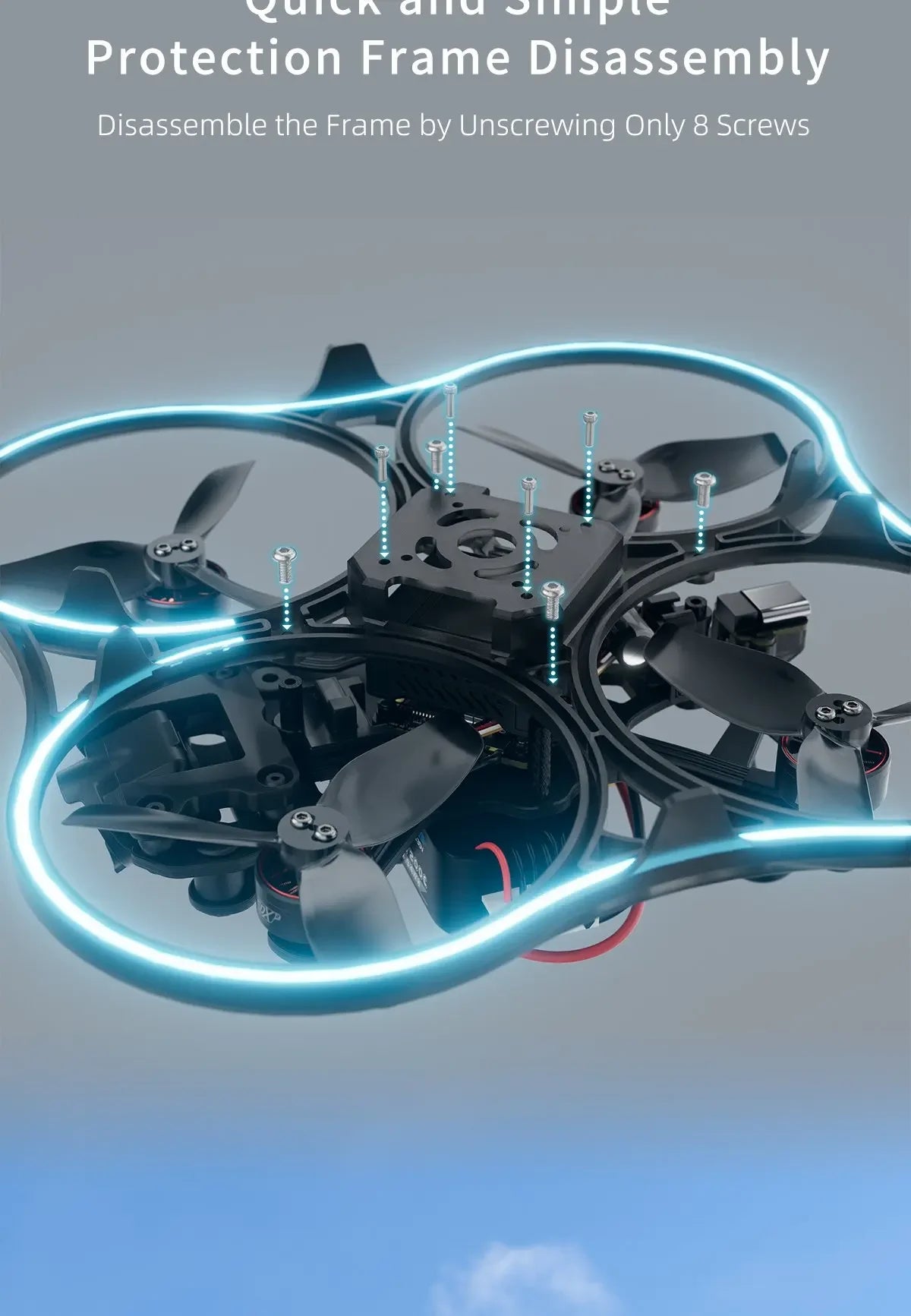 GEPRC Cinelog30 V2 FPV Cinewhoop Drone - 4S Power Digital System Tidesmit