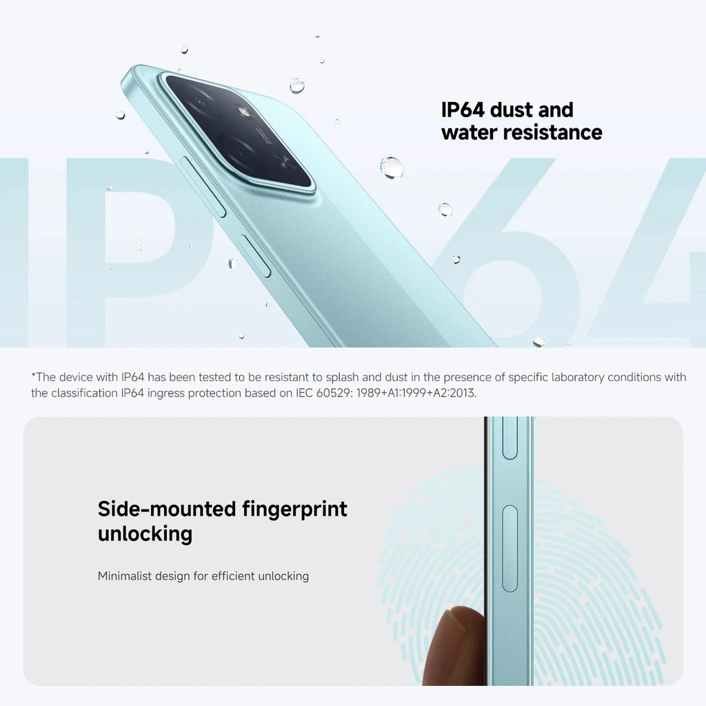 POCO C85 4G 8+256GB Global Version 120Hz 6.9“ Dot Drop Display MediaTek Helio G81-Ultra 50MP Main Camera 6000mAh 33W IP64 NFC