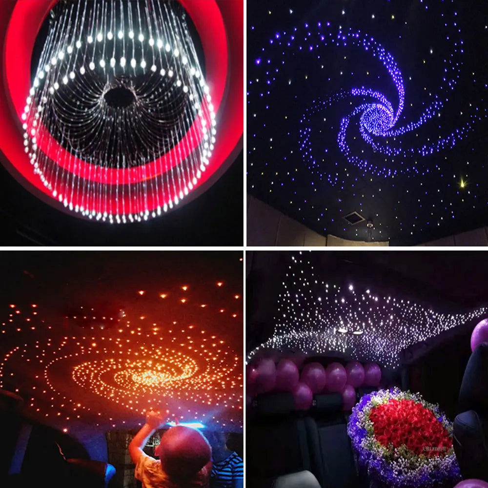 Fiber Optic Car Starry Sky Light Kit | RGB Music Control System Tidesmit