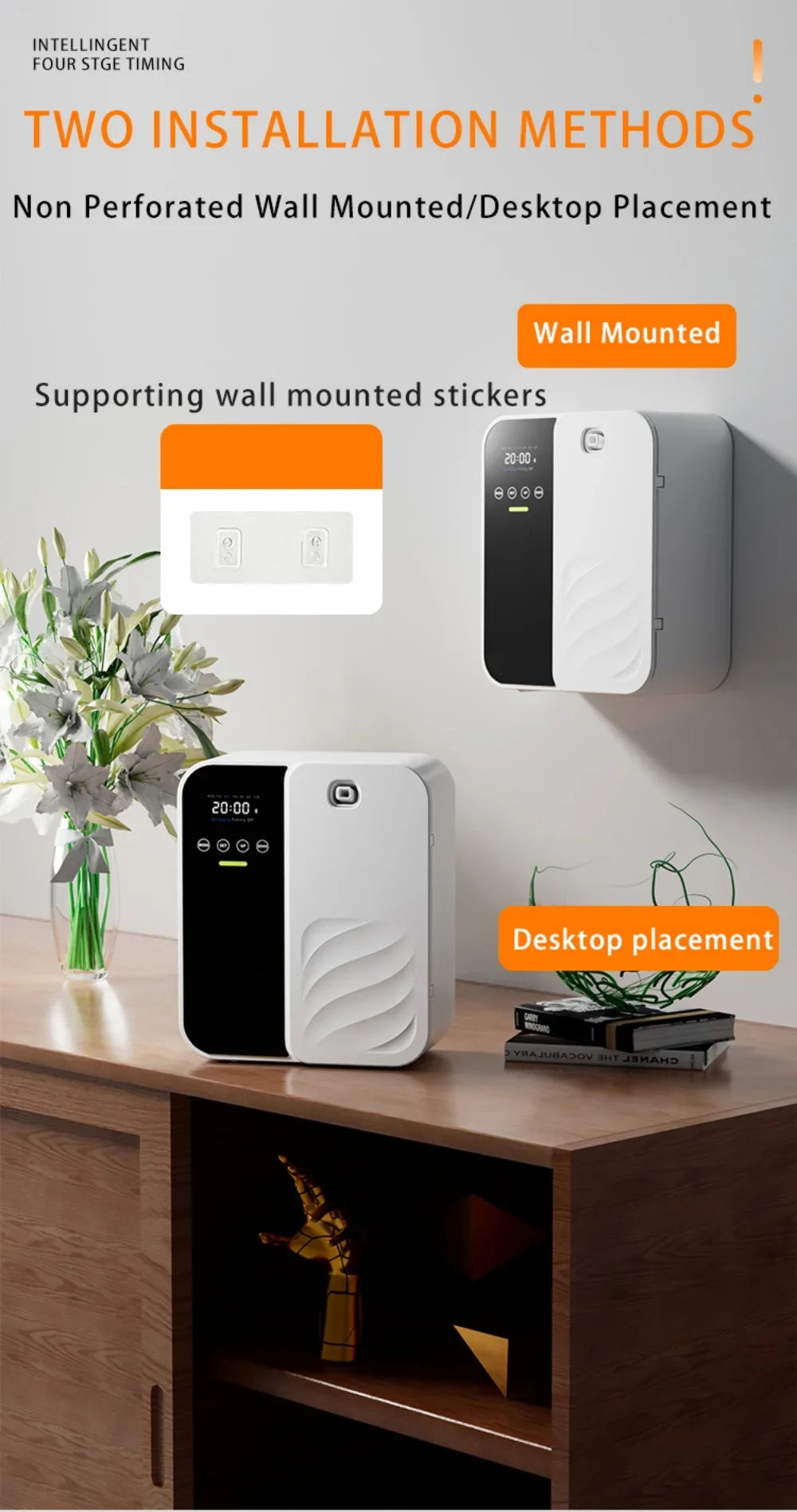 Aroma Diffuser Waterless Diffuser 1000m³ Electric Scent Machine Smell Perfume Essential Oils Air Freshener essential oil machine