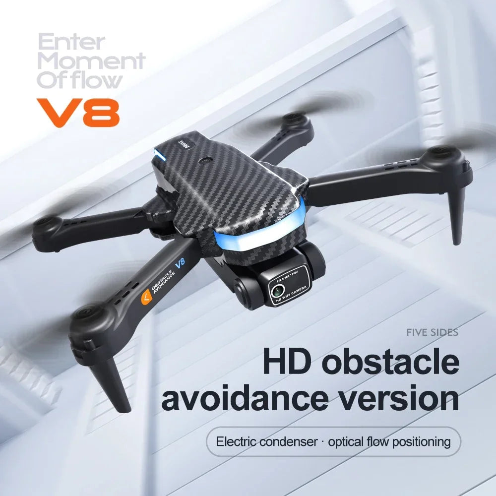 8K Camera Drone with Obstacle Avoidance - Foldable GPS Quadcopter Tidesmit