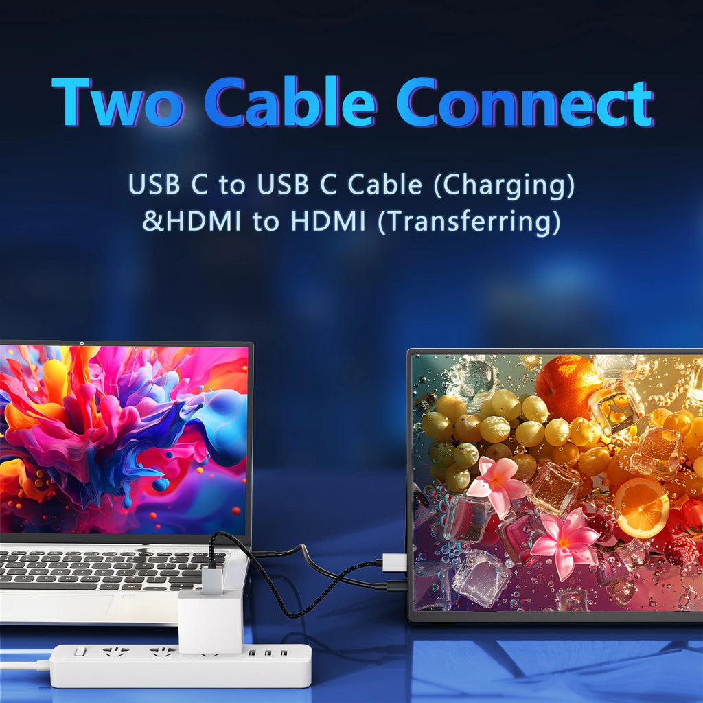 16" 2.5K 165hz 144hz Portable Monitor 1920*1200 16:10 100%sRGB 450Cd/m² Travel Gaming Display for Laptop Switch ps4 ps5 Xbox