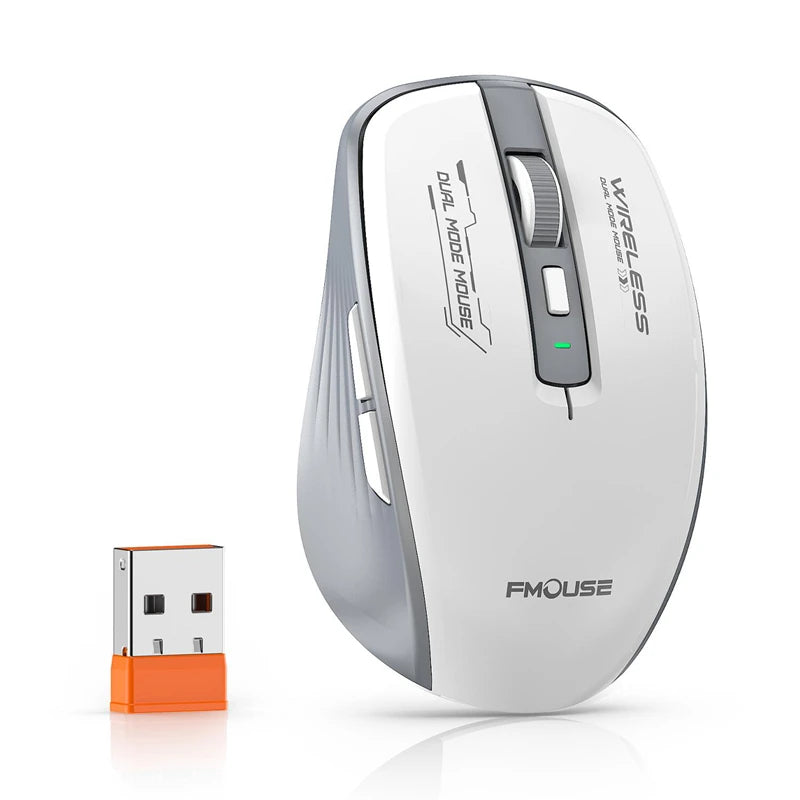 M303L Bluetooth Wireless Mouse 2.4G Dual Mode 1600 DPI Silent Tablet Notebook PC Office Portable Mouse For Android ios