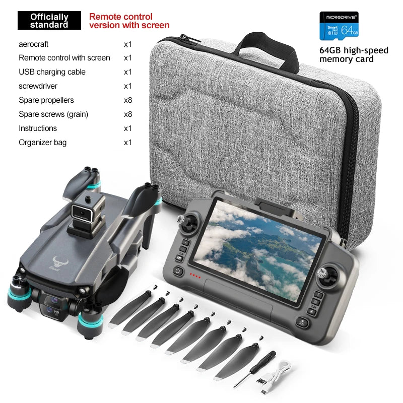 Tidesmit SG603 GPS Drone with 8K Camera, Brushless Motor & Obstacle Avoidance SG603PRO-GPS-64G Tidesmit