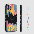 Samsung Galaxy Silicone Flower Case - Shock-Absorbing Square Cover 9 Tidesmit