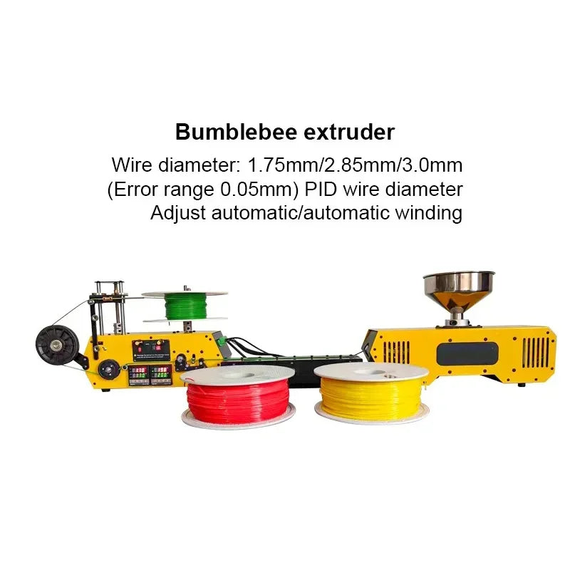 PLA-CF PETG-CF HT400 Bumblebee Extruder 3D Priting Filament Extrusion Machine Desktop Extruder Machine for DIY and Small Factory